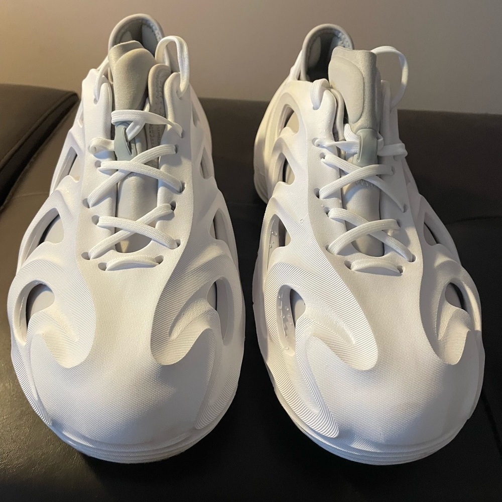 Adidas adiFOM Q White and Gray Sneakers